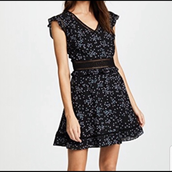 Cupcakes & Cashmere NWT Black Floral Dress size 10 - Picture 11 of 11